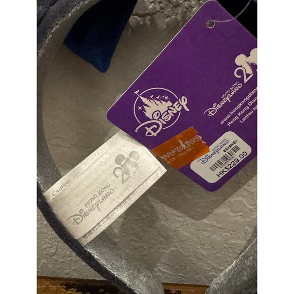 Hong Kong Disneyland 20th Anniversary Castle Ear Headband Silver Navy NWT main image 4